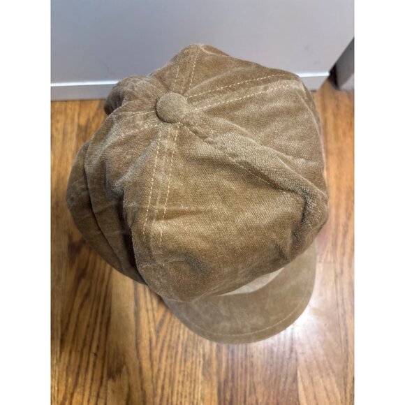Faded Glory Brown Cotton Newsboy Cap One Size Adjustable - Picture 2 of 7